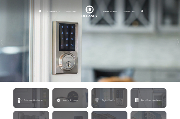 Screenshot of Delaney Hardware