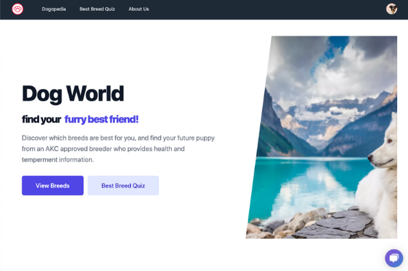 Screenshot of Dog World