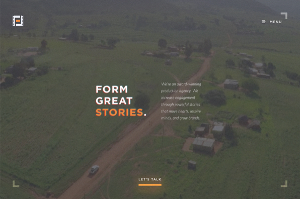 Screenshot of Form Films