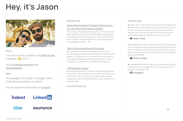 Screenshot of Jason Wilkens