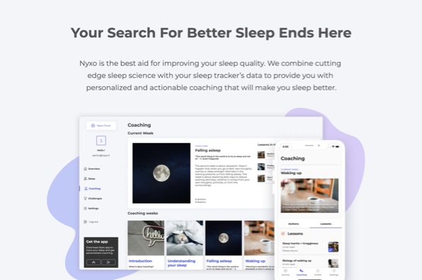 Screenshot of Nyxo