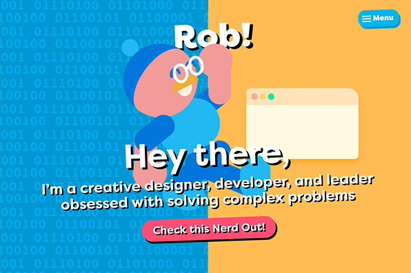 Screenshot of RobErskine.com
